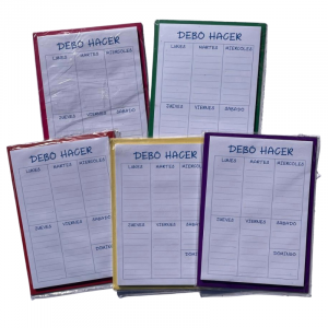 Planner Porta Notas Color A4