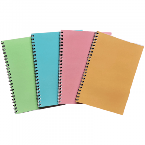 Cuadernos A4 pasteles Paq.x4