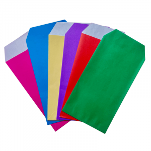 Sobres bolsa color paq.x60