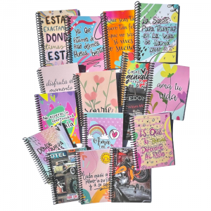 Libretas 11x15 40 hojas rayadas paq.x12 surtidas