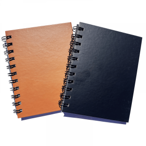 libretas A6 tapa dura 80 hojas rayadas Paq.x 6 surtidas