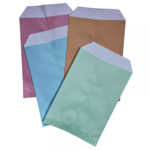 sobres bolsas 22,5x30 colores pasteles paq.x60 surtidos