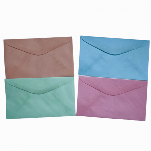 Sobres 16,5x9,5 4 colores pasteles paq.x120 surtidos