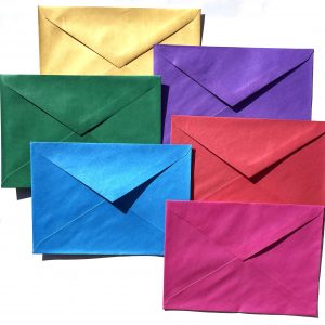 sobres color 14cm x 20cm Paq.x120