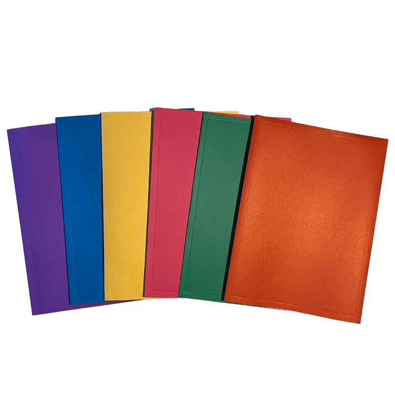Carpetas Presentación Color A4 Pack x24