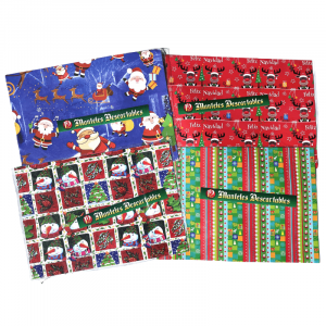 Manteles navideños 42,5x30 paq.x12 igual diseño