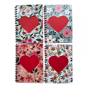 Cuadernos Corazón A5 Pack x8