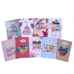 Libretas "Notas Breves" Pack x18