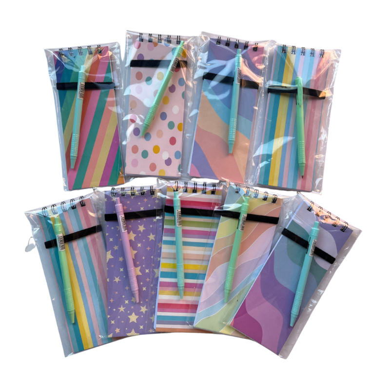 Libretas con Birome Pack x9